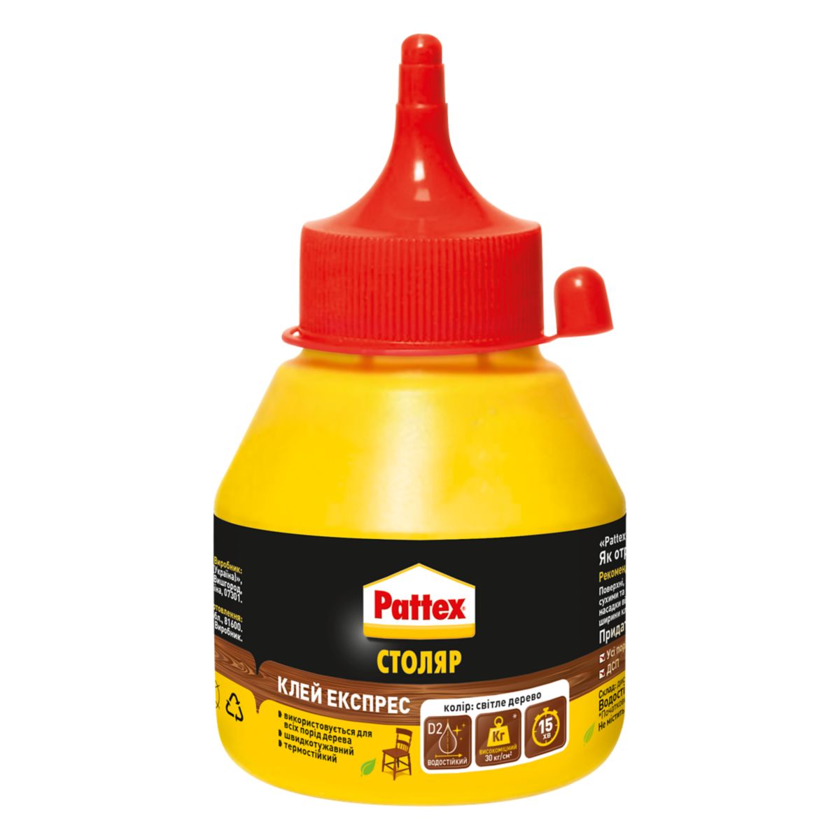 Pattex Столяр 125 г клей для дерева