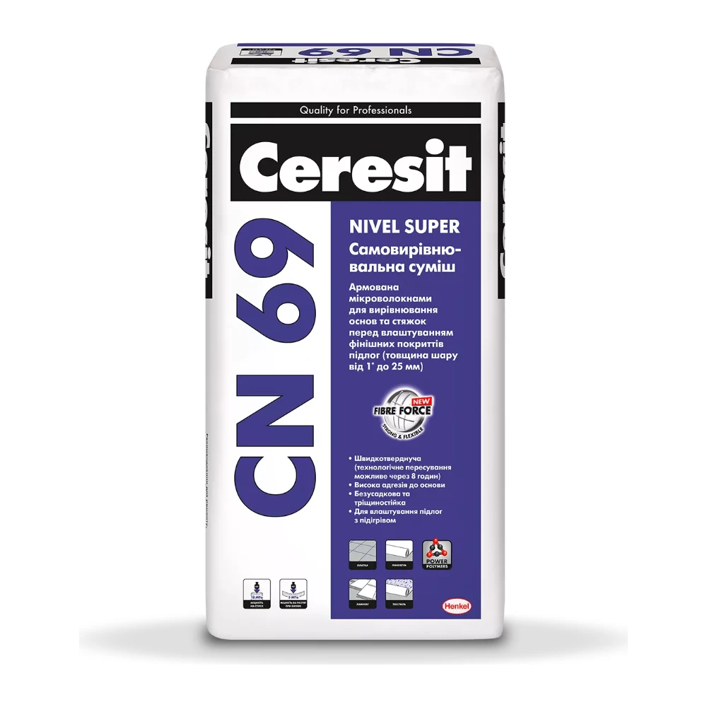 Ceresit CN 69/25 самовирівнювальна суміш